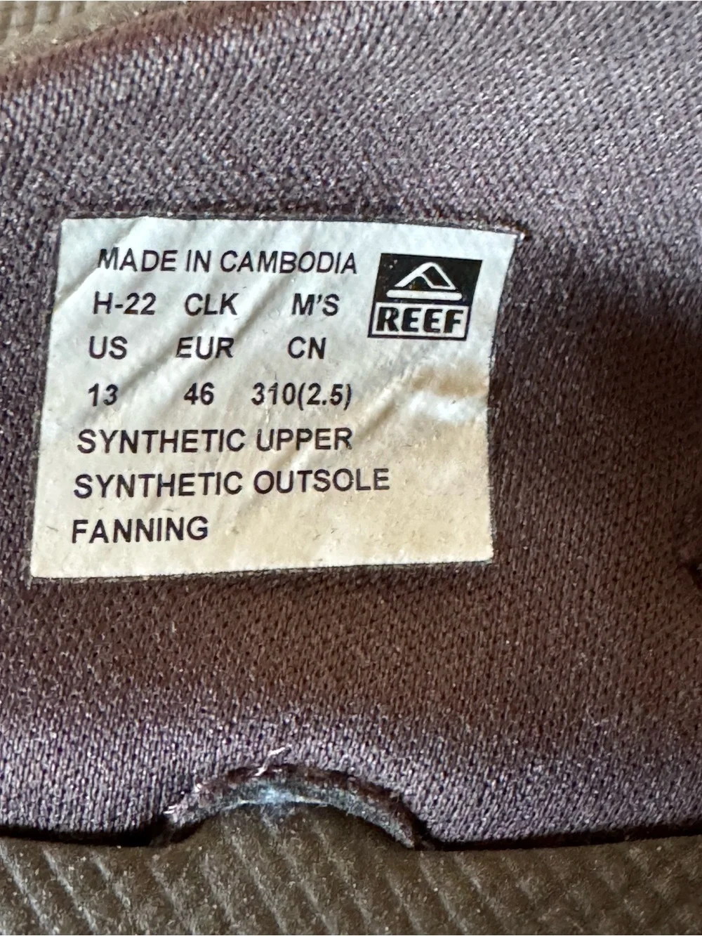 Reef footbed men